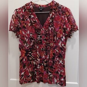 New Directions Multicolor Top sz XL. Great for fall..